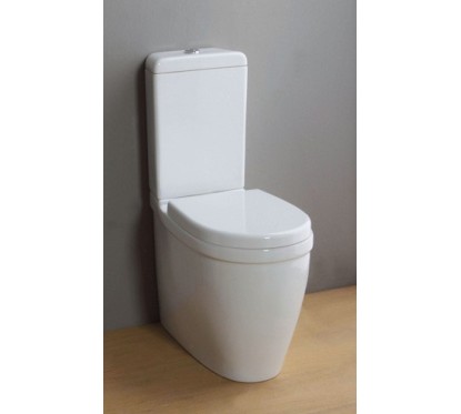 YOUNG vaso monoblocco finitura bianco lucido