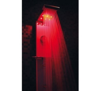 EVO 185 pannello doccia CROMOTERAPIA termostatico h.185 finitura satinato