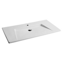 CRYSTAL Lavabo sospeso 100 monoforo o tre fori