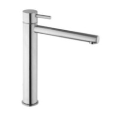 DMB Miscelatore lavabo alto per bacinella inox 316L senza scarico bocca cm. 20 finitura pvd nero