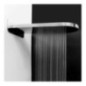 SPAGNA 204 Soffione mensola a pioggia+cascata 630x280xh32 in acciaio inox finitura super mirror