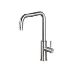 DYLAN Miscelatore monocomando lavello inox 316L canna a ponte finitura pvd oro