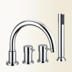 GRILLO Miscelatore bordo vasca finitura cromo