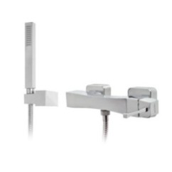 EOS Monocomando doccia esterno con kit doccia finitura dorato