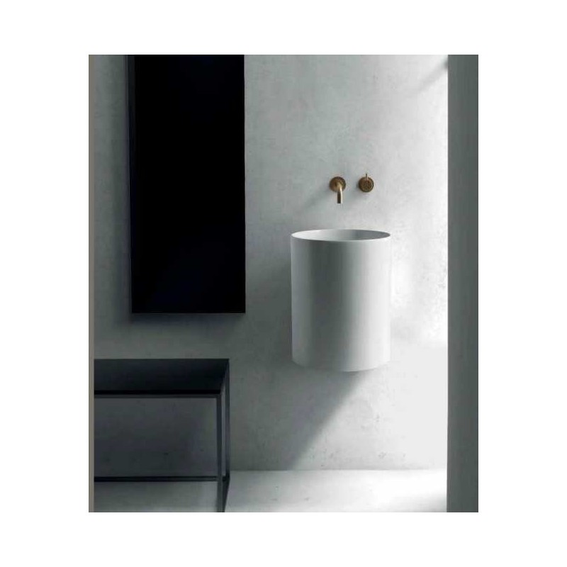CORE 46 Lavabo sospeso cm Ø37 + staffa