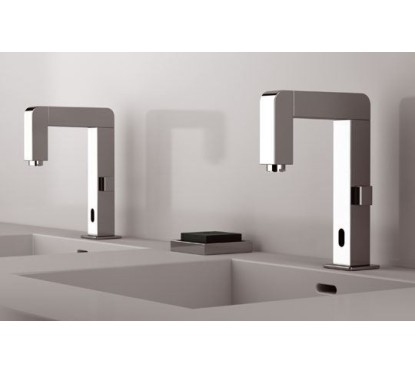 SENSOR miscelatore lavabo elettronico a sensore con led finitura cromo