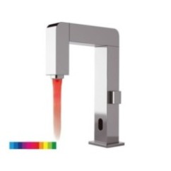 SENSOR miscelatore lavabo elettronico a sensore con led finitura cromo