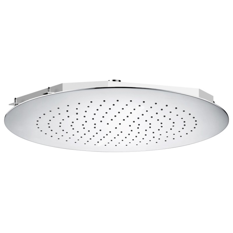 GEO Soffione a soffitto da incasso diam.530 in acciaio inox