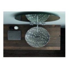 AFYA lavabo d'appoggio finitura caimano