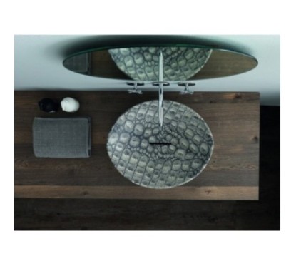 AFYA lavabo d'appoggio finitura caimano