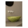 AFYA lavabo d'appoggio finitura pelle verde affondante