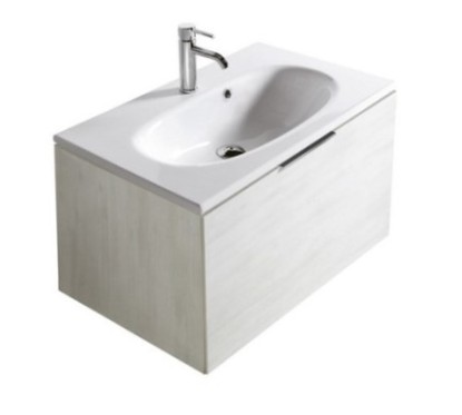 ERGO mobile bagno sospeso 7162 finitura rovere rustico