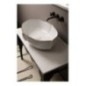 OYSTER lavabo d'appoggio finitura filo oro