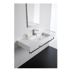 TEOREMA 2.0 120 DOUBLE SHELF lavabo da appoggio o sospeso