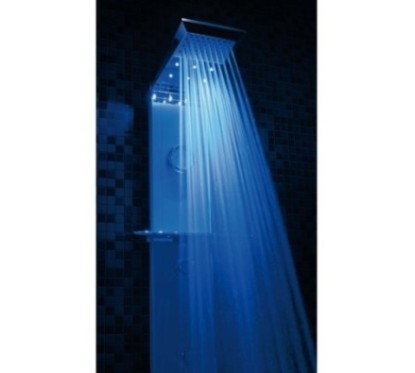 EVO 185 pannello doccia CROMOTERAPIA termostatico h.185 finitura cromo