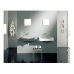 TSUNAMI 90 lavabo da appoggio o sospeso