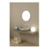 BIKO lavabo d'appoggio finitura pitone bianco