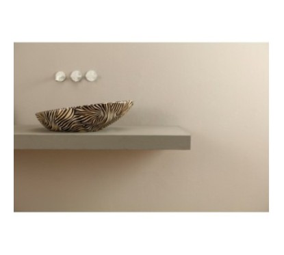 BIKO lavabo d'appoggio finitura zebra arancio