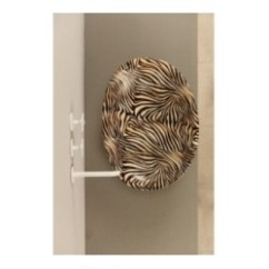 BIKO lavabo d'appoggio finitura zebra arancio