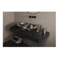 SHAKIA lavabo d'appoggio finitura muhuu