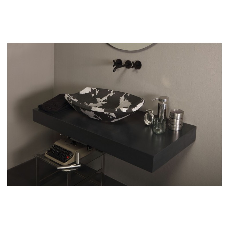 SHAKIA lavabo d'appoggio finitura muhuu