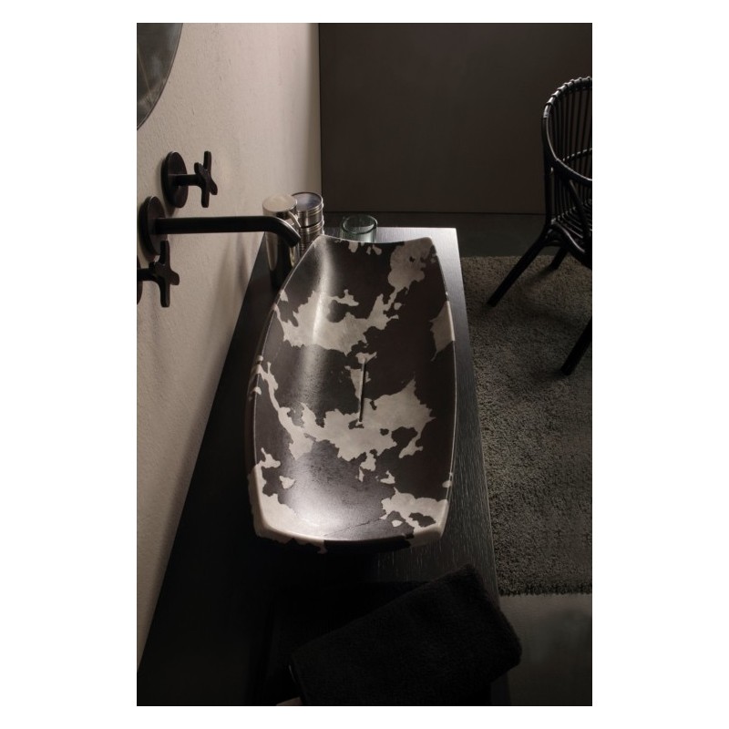 SHAKIA lavabo d'appoggio finitura muhuu