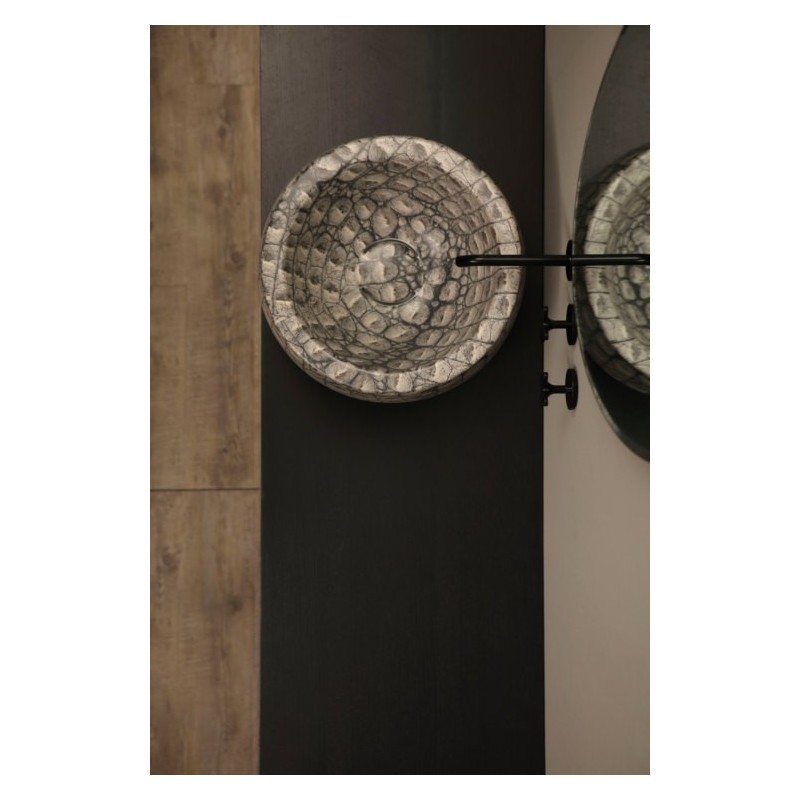 THABO lavabo d'appoggio finitura caimano