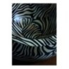 THABO lavabo d'appoggio finitura zebra arancio