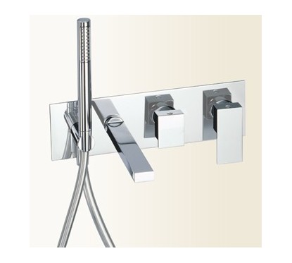 NEW SPACE Miscelatore per vasca ad incasso con deviatore