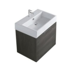 PLUS DESIGN mobile bagno sospeso 6132 finitura rovere rustico
