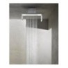 Soffione a soffitto 554x202 mm in acciaio inox lucido