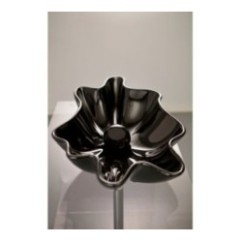 SHELL lavabo d'appoggio finitura black