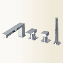 NEW SPACE Miscelatore bordo vasca 4 fori