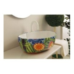 OYSTER lavabo d'appoggio finitura tropical