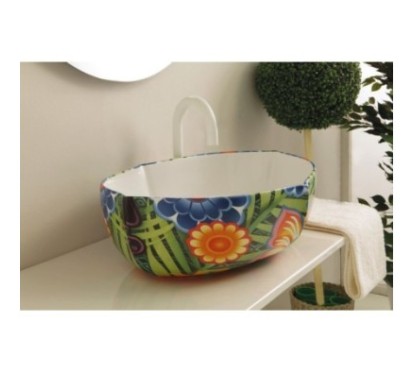 OYSTER lavabo d'appoggio finitura tropical