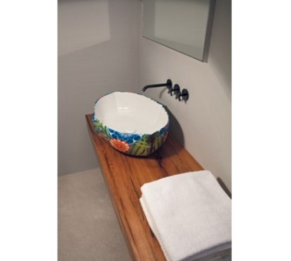 OYSTER lavabo d'appoggio finitura tropical