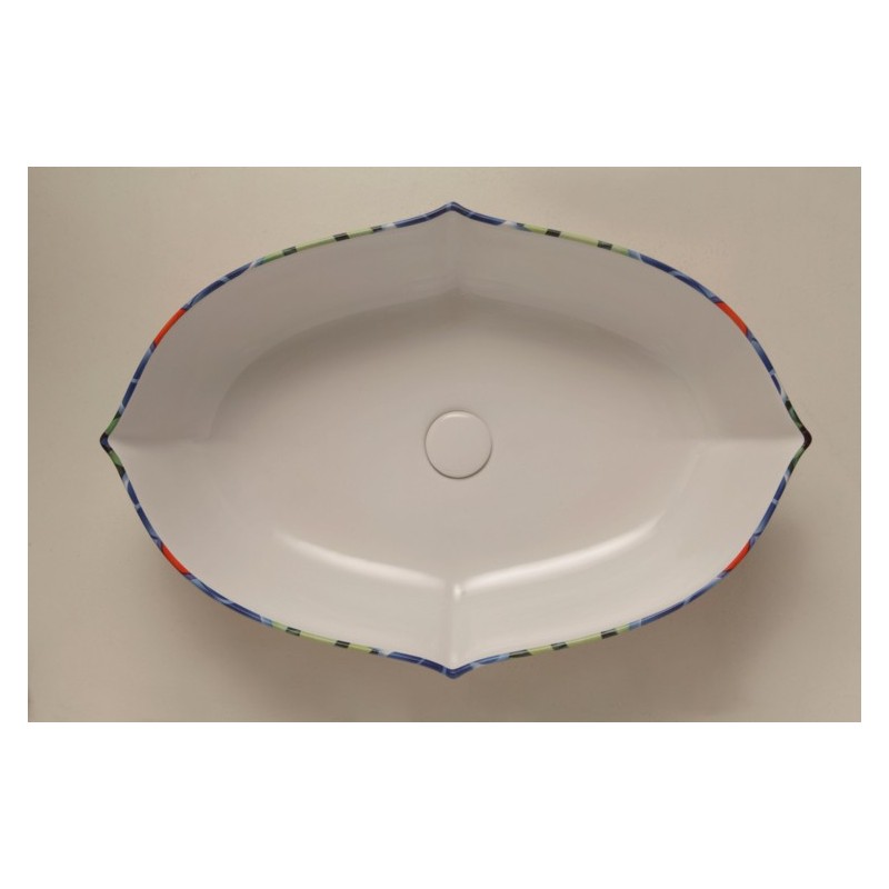 OYSTER lavabo d'appoggio finitura tropical