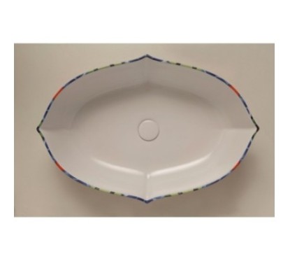 OYSTER lavabo d'appoggio finitura tropical