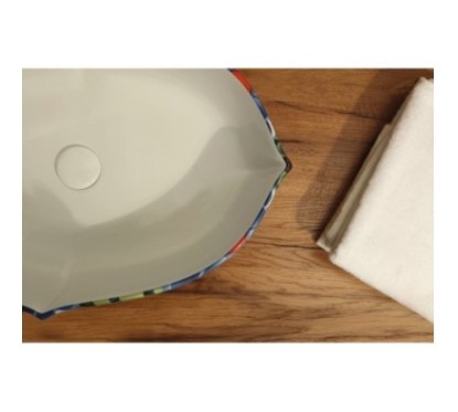 OYSTER lavabo d'appoggio finitura tropical