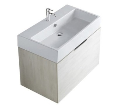 PLUS DESIGN mobile bagno sospeso 6131 finitura larice siberiano