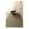 AFYA lavabo d'appoggio finitura pitone zebra argento