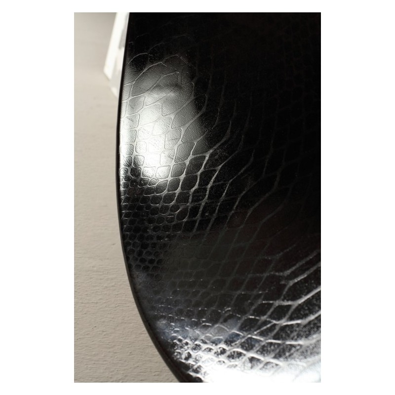 AFYA lavabo d'appoggio finitura pitone nero