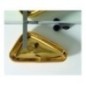 SCALENE lavabo d'appoggio finitura gold