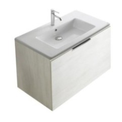 MEG11 mobile bagno sospeso 5472 finitura rovere rustico