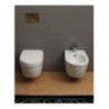 YOUNG vaso + bidet sospesi finitura bianco lucido