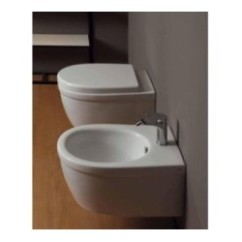YOUNG vaso + bidet sospesi finitura bianco lucido
