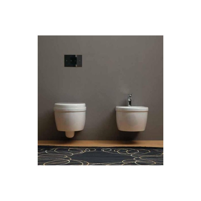 YOUNG vaso + bidet sospesi finitura bianco lucido