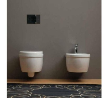 YOUNG vaso + bidet sospesi finitura bianco lucido