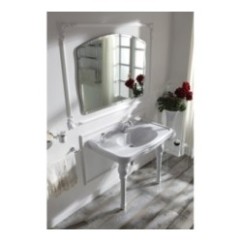 IMPERO consolle cm 100 monoforo + coppia gambe in ceramica