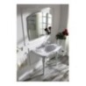 IMPERO consolle cm 100 monoforo + coppia gambe in ceramica